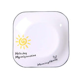 Creative Letter  Porcelain Plates