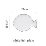 Ocean Style Ceramic Plate