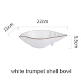 Ocean Style Ceramic Plate