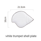 Ocean Style Ceramic Plate