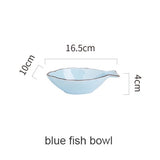 Ocean Style Ceramic Plate