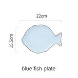 Ocean Style Ceramic Plate