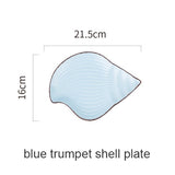 Ocean Style Ceramic Plate