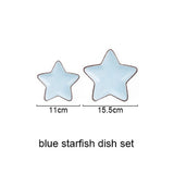 Ocean Style Ceramic Plate