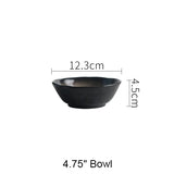 Japanese Style Steak Ceramic Plate Set
