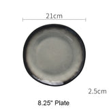 Japanese Style Steak Ceramic Plate Set