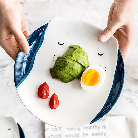 Korea Creative plates Breakfast Steak Children's Fruit Plate
