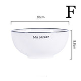 Ceramic Dishes Tableware Set Dinner Plates