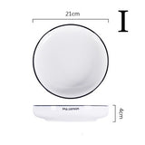 Ceramic Dishes Tableware Set Dinner Plates
