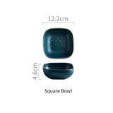 High Fashion Retro Green Nordic Ceramic Tableware Set