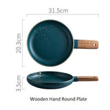 High Fashion Retro Green Nordic Ceramic Tableware Set