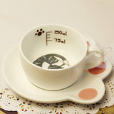 hot sale 150ml Cute cat cartoon Set