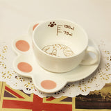 hot sale 150ml Cute cat cartoon Set