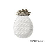 Decorative Gold Pineapple Leaf Ceramic