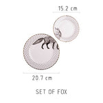 2 Pcs 6&8 Inch Animal Combined Plates