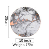 European Style Marble Plates Ceramic