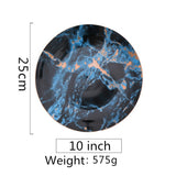 European Style Marble Plates Ceramic