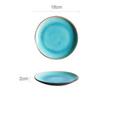 Porcelain Blue Dinner Plates