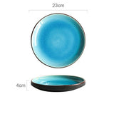 Porcelain Blue Dinner Plates