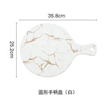 European White Black Golden Ceramic