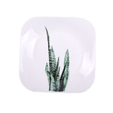 5 Style Green Plants Porcelain Dinner Plate