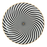 6 inch 8 inch 10 inch Geometric Pattern Ceramic Dinner Plates