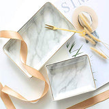 Nordic Style Marble Painting Phnom Penh Ceramic Jewelry Plate