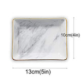 Nordic Style Marble Painting Phnom Penh Ceramic Jewelry Plate