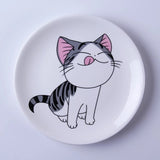 Cartoon Cat Ceramic Plate