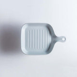 Ceramic Handle Dish Plate frying pan shape plate